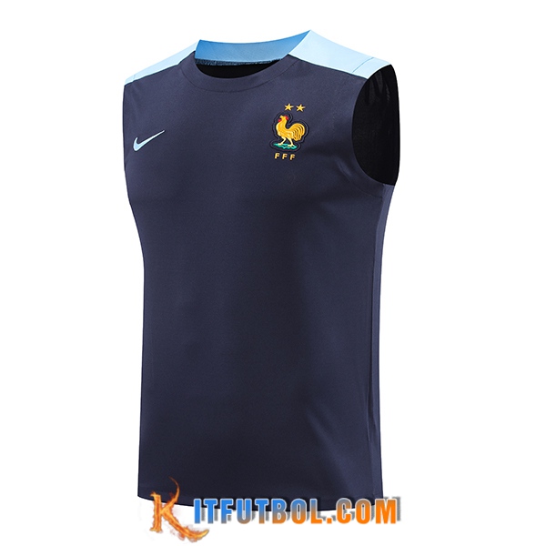 Chalecos De Futbol Francia Azul Oscuro 2024/2025 -02
