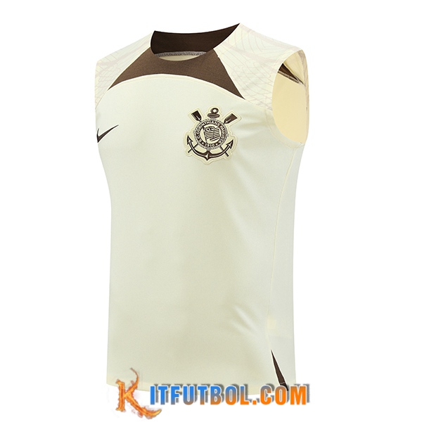 Chalecos De Futbol Corinthians Beige/Marrón 2024/2025