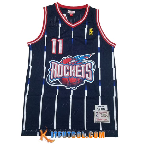 Camisetas Houston Rockets (YAO #11) 2024/25 Azul/Blanco