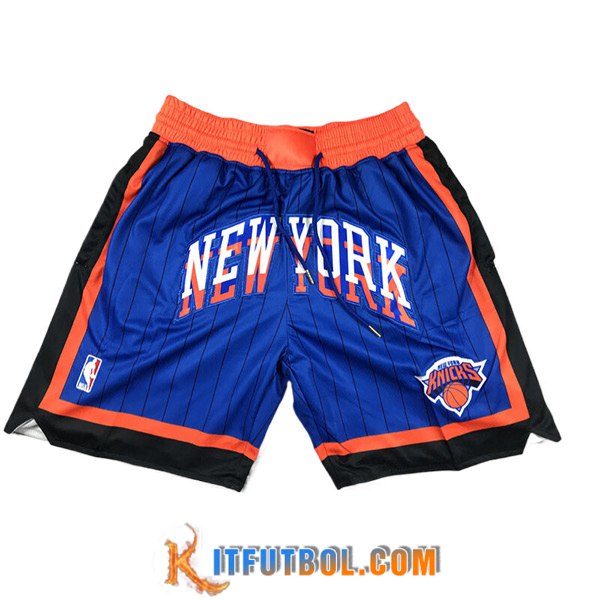 Cortos NBA New York Knicks 2024/25 Azul/Negro/Naranja