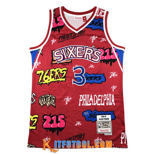 Camisetas Philadelphia 76ers (WERSON #3) 2024/25 Rojo
