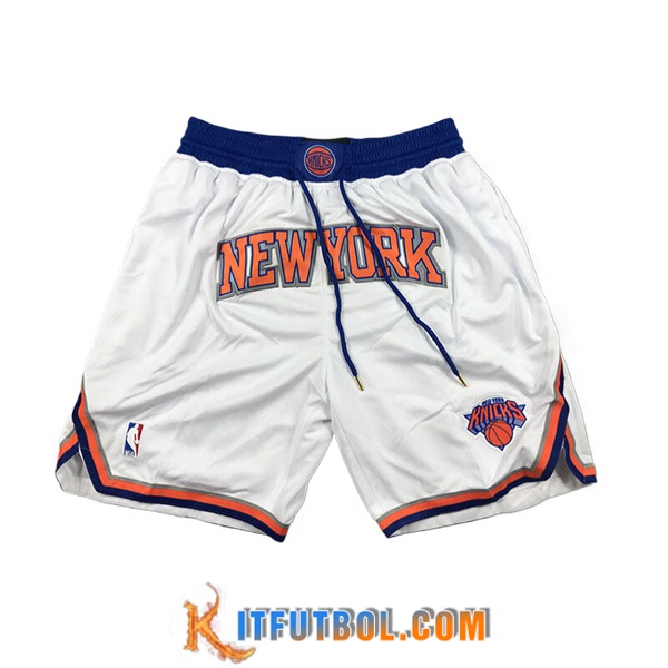 Cortos NBA New York Knicks 2024/25 Blanco/Azul/Naranja