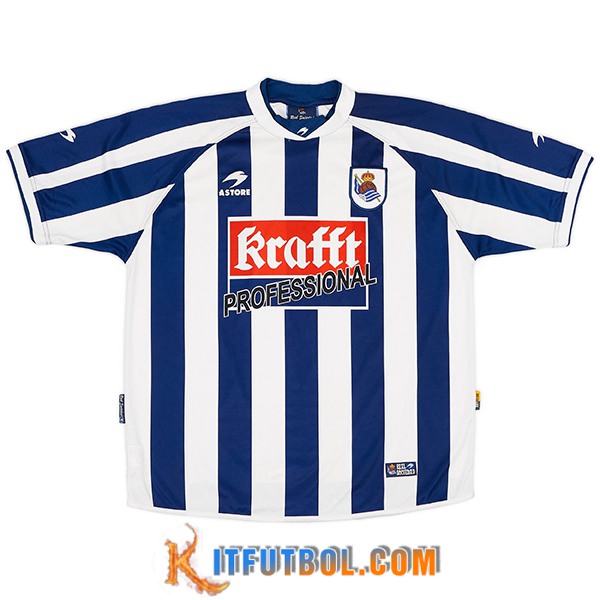 Camisetas De Futbol Real Sociedad Retro Primera 2004/2005