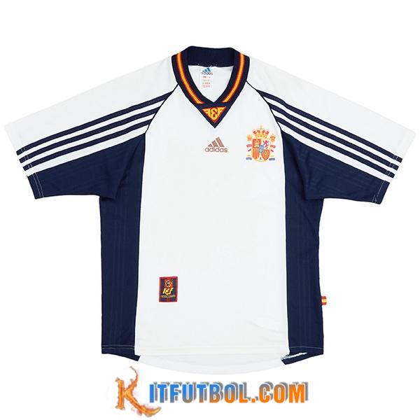 Camisetas De Futbol España Retro Segunda 1998