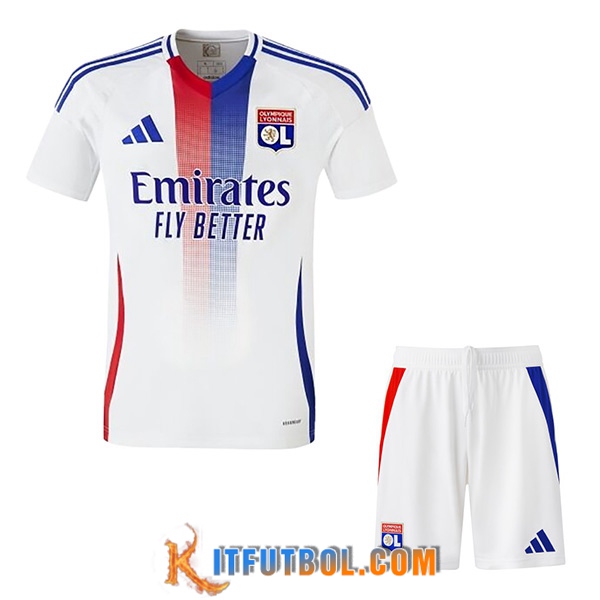 Camisetas Futbol lyon Primera + Cortos 2024/2025
