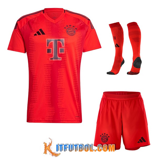Camisetas Futbol Bayern Munich Primera (Cortos + Calcetines) 2024/2025
