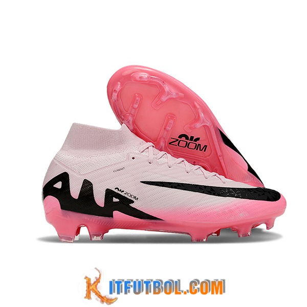 Nike Botas De Fútbol Zoom Superfly 9 Elite MR FG Rosa/Negro