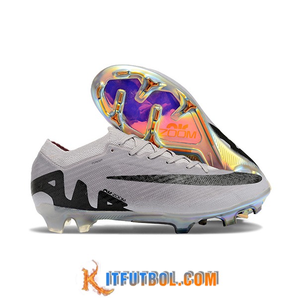 Nike Botas De Fútbol AIR Zoom Mercurial Vapor 15 Elite XXV FG Gris/Negro