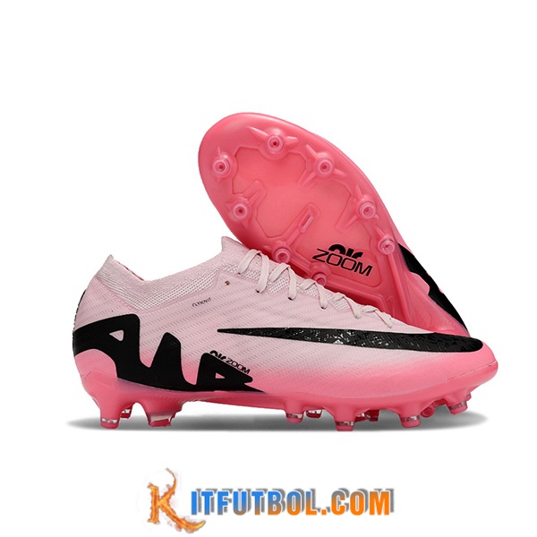 Nike Botas De Fútbol Air Zoom Mercurial Vapor XV Elite AG Rosa/Negro