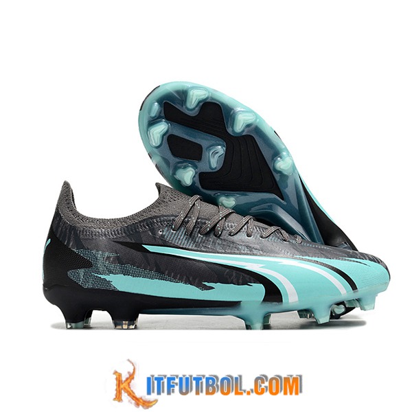 PUMA Botas De Fútbol Ultra Ultimate FG Negro/Azul