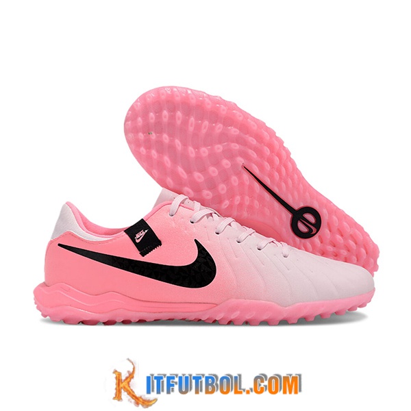 Nike Botas De Fútbol Tiempo Legend X Academy TF Rosa/Negro
