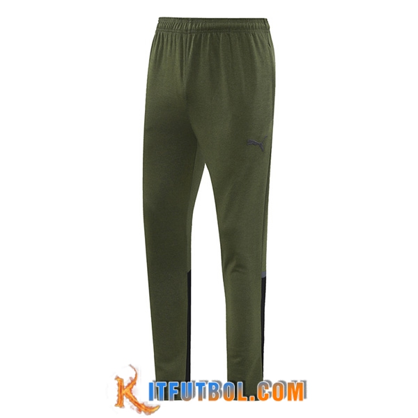Pantalon Entrenamiento PUMA Verde/Negro 2024/2025