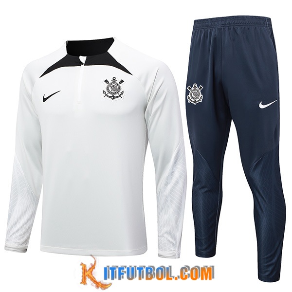 Chandal Equipos De Futbol Corinthians Blanco/Negro 2024/2025