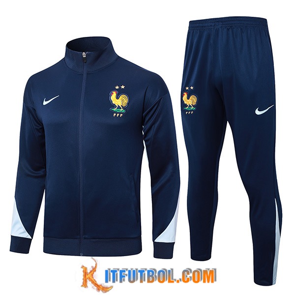 Chandal Equipos De Futbol Chaquetas Francia azul real 2024/2025