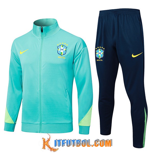 Chandal Equipos De Futbol Chaquetas Brasil Verde 2024/2025