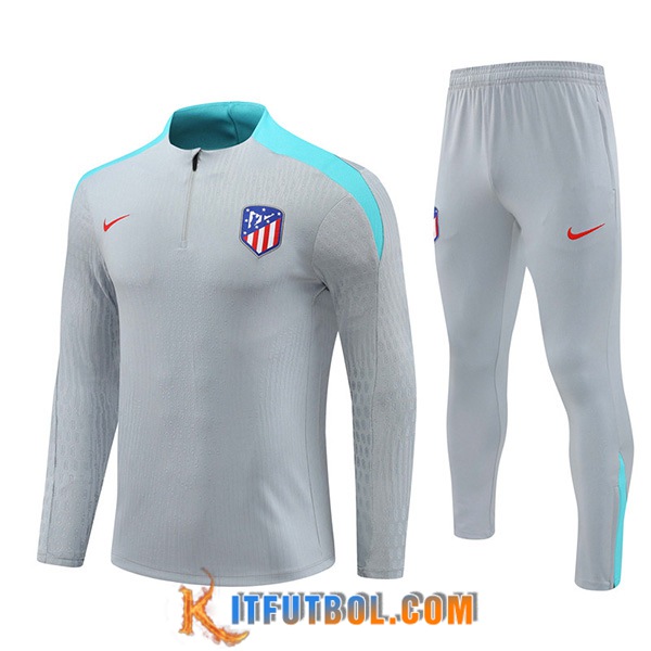 Chandal Equipos De Futbol Atletico Madrid Gris/Verde 2024/2025