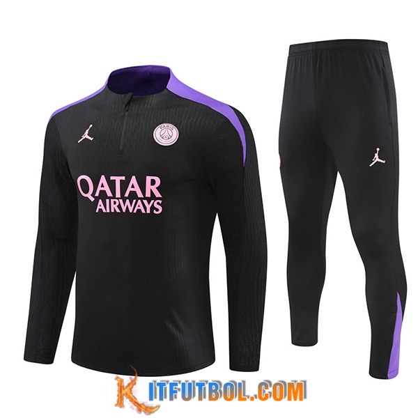 Chandal Equipos De Futbol PSG Negro/Violeta 2024/2025