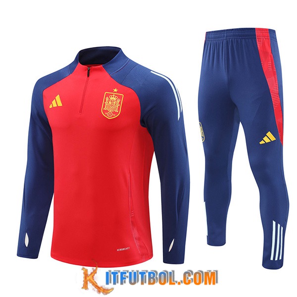 Chandal Equipos De Futbol España Rojo/Azul 2024/2025