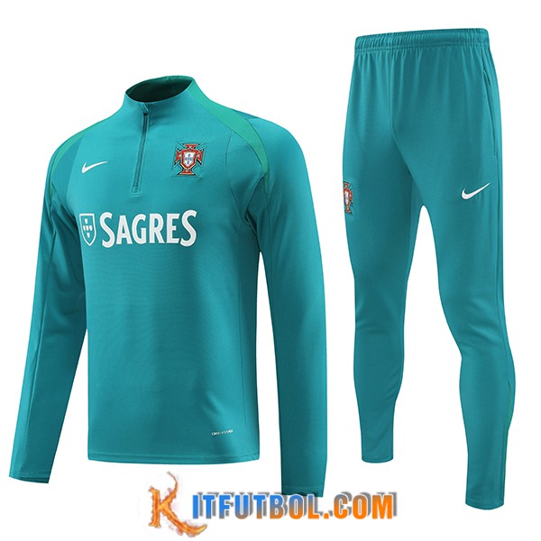 Chandal Equipos De Futbol Portugal Verde 2024/2025
