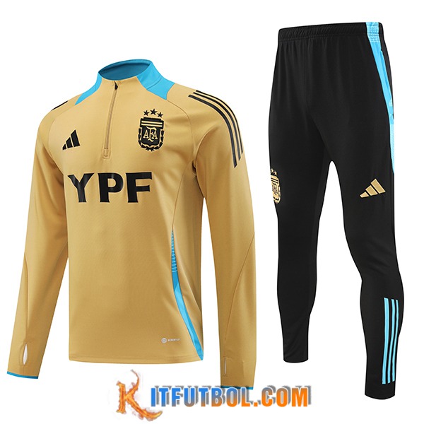 Chandal Equipos De Futbol Argentina Ninos Amarillo/Azul 2024/2025