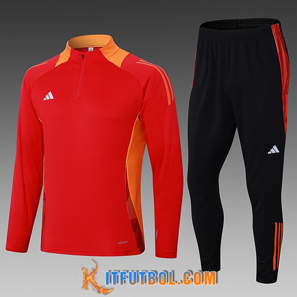 Chandal Equipos De Futbol Adidas Ninos Rojo/Naranja 2024/2025