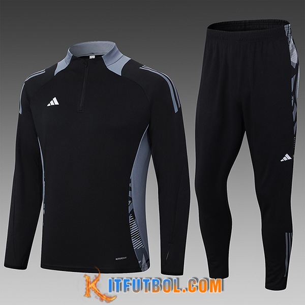 Chandal Equipos De Futbol Adidas Ninos Negro/Gris 2024/2025