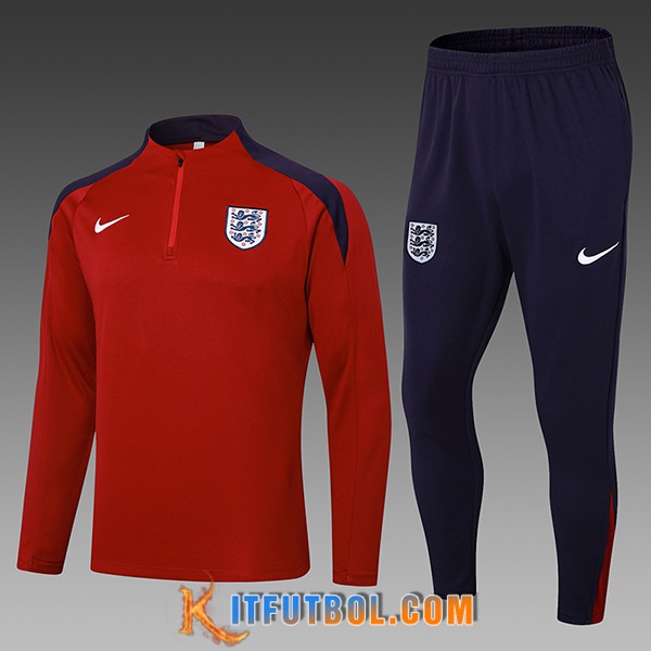 Chandal Equipos De Futbol Inglaterra Ninos Rojo 2024/2025