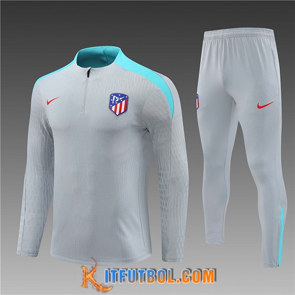 Chandal Equipos De Futbol Atletico Madrid Ninos Gris/Verde 2024/2025