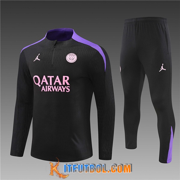 Chandal Equipos De Futbol PSG Ninos Negro/Violeta 2024/2025