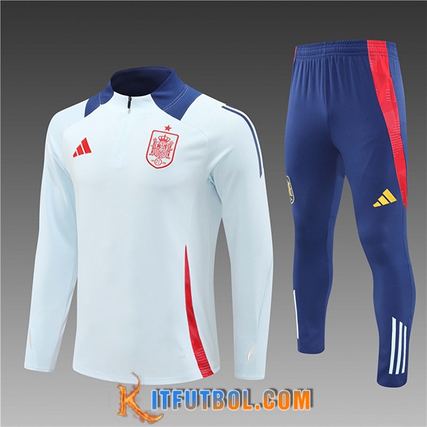 Chandal Equipos De Futbol España Ninos Azul Claro 2024/2025