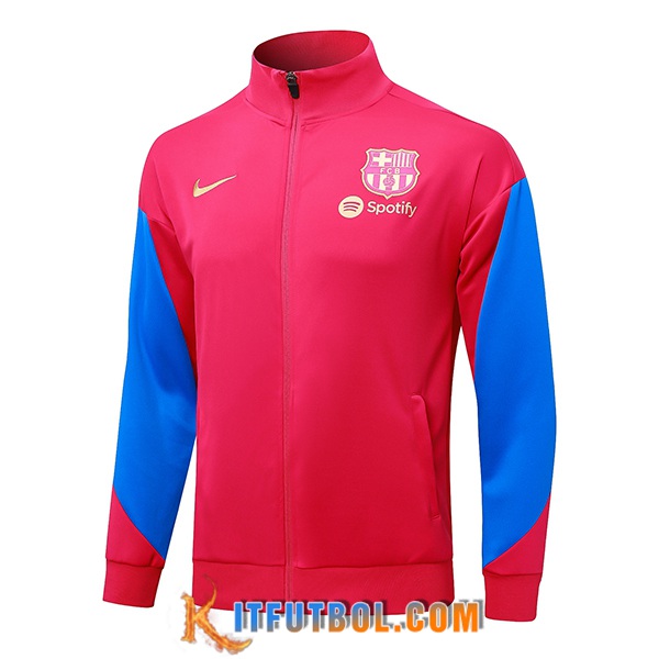 Chaquetas Futbol FC Barcelona Rojo/Azul 2024/2025