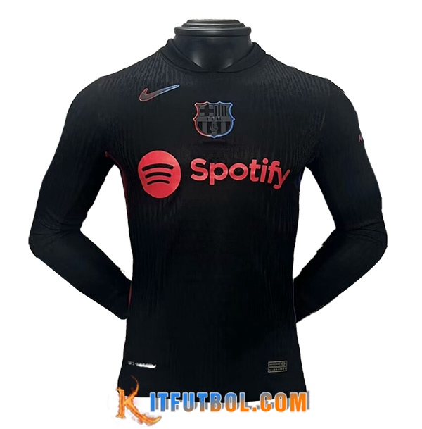 Camisetas De Futbol FC Barcelona Segunda Manga Largas 2024/2025