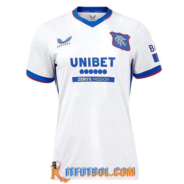 Nueva Camisetas De Futbol Rangers FC Mujer Segunda 2024/2025