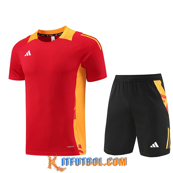 Camiseta Entrenamiento Adidas Rojo/Amarillo 2024/2025