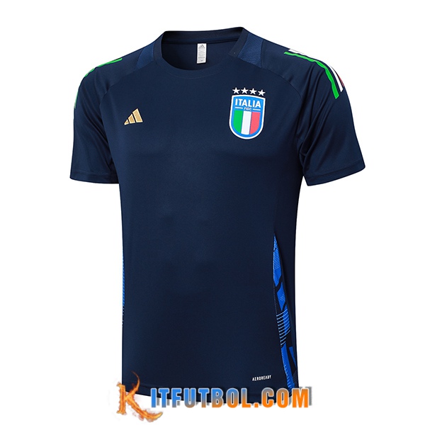 Camiseta Entrenamiento Italia azul real 2024/2025