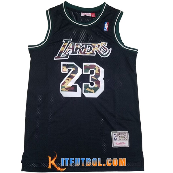 Camisetas Los Angeles Lakers (JAMES #23) 2024/25 Negro