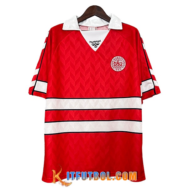 Camisetas De Futbol Dinamarca Retro Primera 1988