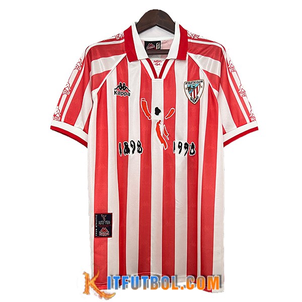 Camisetas De Futbol Athletic Bilbao Retro Primera 100th Anniversary