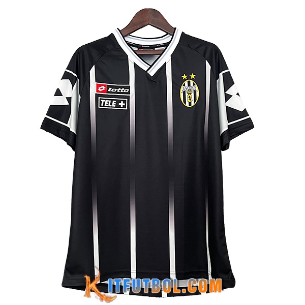 Camisetas De Futbol Juventus Retro Negro 2000/2001