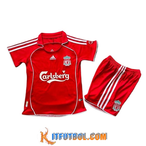 Camisetas De Futbol FC Liverpool Retro Ninos Primera 2006/2008