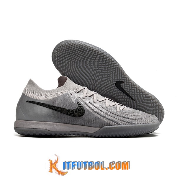 Nike Botas De Fútbol Phantom GX II Elite IC Gris/Negro