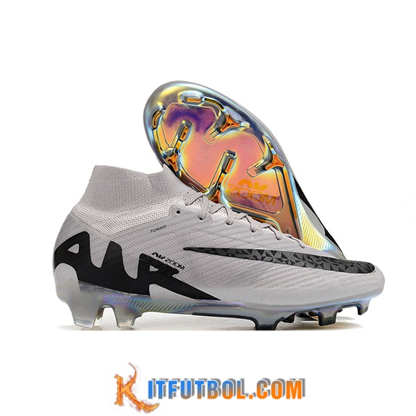Nike Botas De Fútbol Zoom Superfly 9 Elite MR FG Gris/Negro