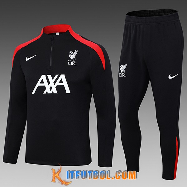 Chandal Equipos De Futbol FC Liverpool Ninos Negro/Rojo 2024/2025