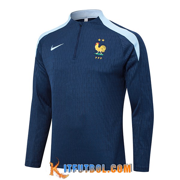 Sudadera De Entrenamiento Francia azul real 2024/2025
