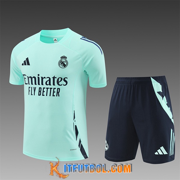 Camiseta Entrenamiento Real Madrid Ninos Verde 2024/2025
