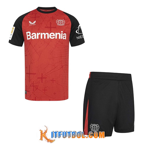 Nueva Camisetas De Futbol Bayer 04 Leverkusen Ninos Primera 2024/2025