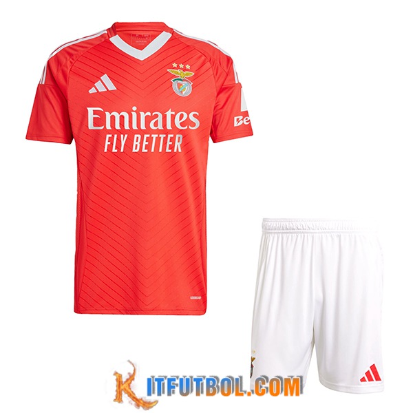 Nueva Camisetas De Futbol Benfica Ninos Primera 2024/2025