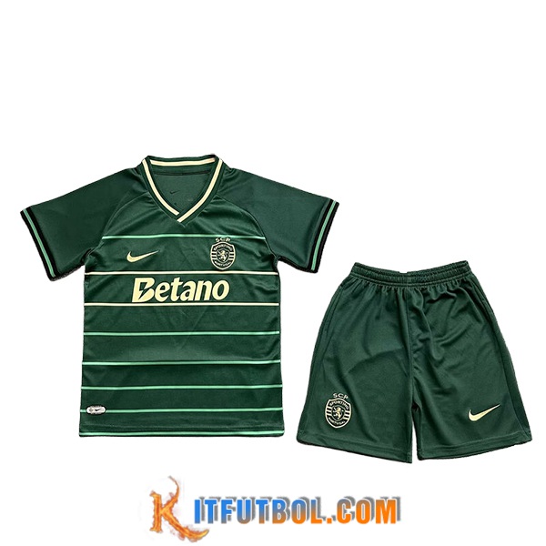 Camisetas De Futbol Sporting Ninos Special Edition Verde 2024/2025