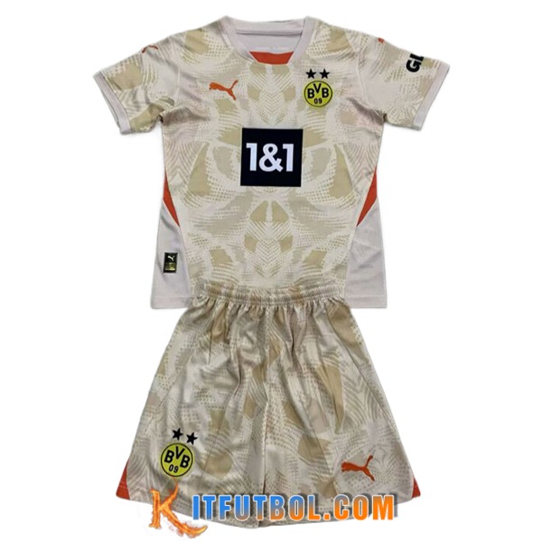 Camisetas De Futbol Dortmund Ninos Portero Amarillo 2024/2025