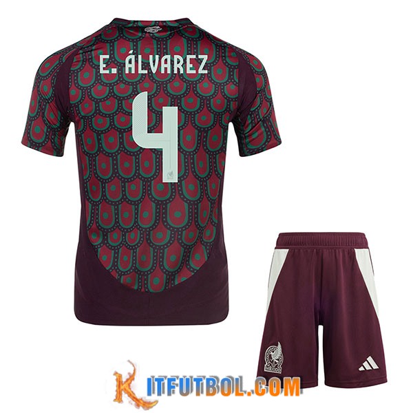 Camiseta Equipo Nacional México (E.ALVAREZ #4) 2024/2025 Primera